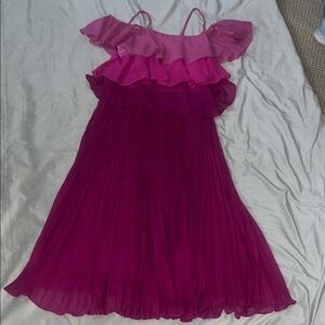 Julia Jordan Pink sheffon dress